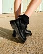 MARTENSY MODEL DR. MARTENS BUZZ 8363 5-eye MILLED NAPPA BLACK - 8
