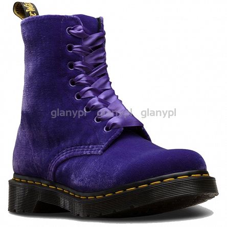 MARTENSY MODEL DR. MARTENS 1460 PASCAL VELVET DUSTY VIOLET