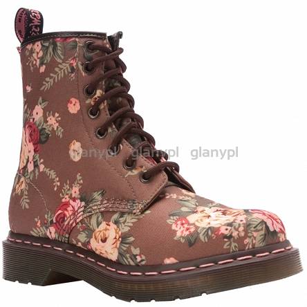 DR MARTENS 1460 TAUPE VICTORIAN FLOWERS 