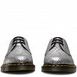 MARTENSY MODEL DR. MARTENS 1461 VEGAN SILVER METALLIC SNAKE - 4