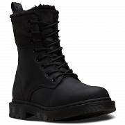 MARTENSY MODEL DR. MARTENS 1460 KOLBERT BLACK SNOWPLOW WP + WAXY WATERPROOF SUEDE (OCIEPLANE)