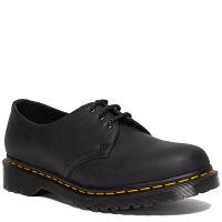 MARTENSY MODEL DR. MARTENS 1461 WAXED FULL GRAIN LEATHER BLACK