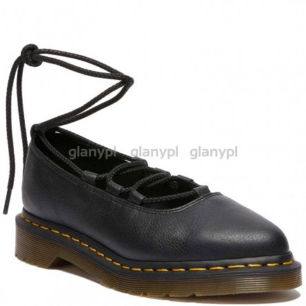 MARTENSY MODEL DR. MARTENS CORE POINTED ELPHIE II LACE UP SHOE VIRGINIA BLACK