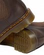 MARTENSY MODEL DR. MARTENS 2976 DARK BROWN CRAZY HORSE yellow stitching - 5