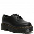 MARTENSY MODEL DR. MARTENS QUAD RETRO 1461 BLACK POLISHED SMOOTH - 2