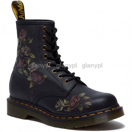 MARTENSY MODEL DR. MARTENS 1460 DECAYED ROSES NAPPA