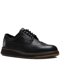 MARTENSY MODEL DR. MARTENS DM'S LITE GABE BROGUE BLACK TEMPERLEY