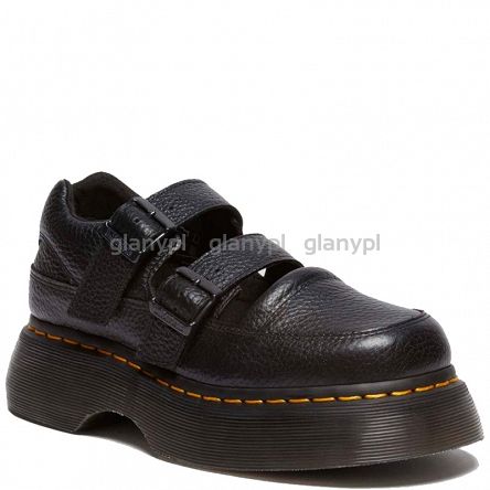 MARTENSY MODEL DR. MARTENS BUZZ MARY JANE MILLED NAPPA BLACK