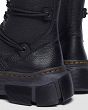 MARTENSY MODEL DR. MARTENS DMXL 8-eye LACE BOOTS LUNAR NAPPA BLACK - 6