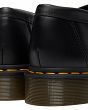 MARTENSY MODEL DR. MARTENS ADRIAN BLACK SMOOTH yellow stitching - 8