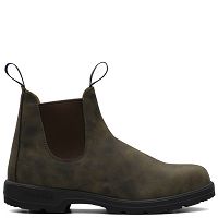 BLUNDSTONE MODEL 584 CHELSEA RUSTIC BROWN RUSTYKALNY BRĄZ OCIEPLANE