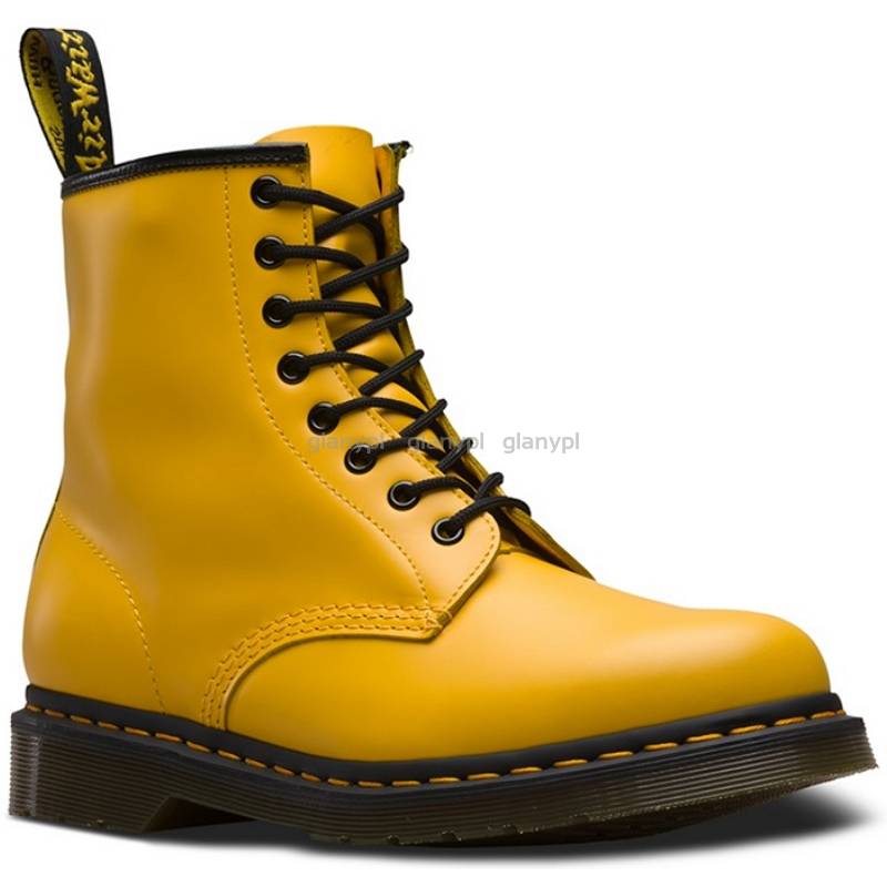 Doc martens jaune clearance vernis