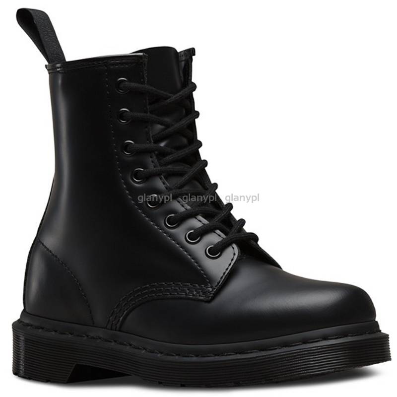 martens mono black 1460