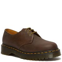 MARTENSY MODEL DR. MARTENS 1461 BEX DARK BROWN CRAZY HORSE