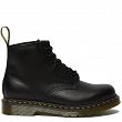 MARTENSY MODEL DR. MARTENS 101 BLACK POLICE BOOT yellow stitching - 2