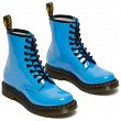 MARTENSY MODEL DR. MARTENS 1460 LAMPER PATENT MID BLUE LAKIERKI - 3
