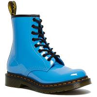 MARTENSY MODEL DR. MARTENS 1460 LAMPER PATENT MID BLUE LAKIERKI