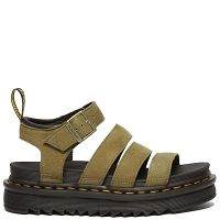 MARTENSY MODEL DR. MARTENS ZEBRILUS BLAIRE TUMBLED NUBUCK MUTED OLIVE