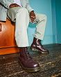 MARTENSY MODEL DR. MARTENS 1460 BURGUNDY SMOOTH - 9