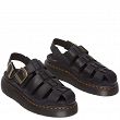 MARTENSY MODEL DR. MARTENS WRENLIE SHORE QUAD PLATFORM BLACK GRIZZLY - 3