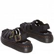 MARTENSY MODEL DR. MARTENS WRENLIE SHORE QUAD PLATFORM BLACK GRIZZLY - 4