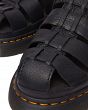 MARTENSY MODEL DR. MARTENS WRENLIE SHORE QUAD PLATFORM BLACK GRIZZLY - 5