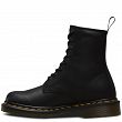 MARTENSY MODEL DR. MARTENS 1460 BLACK GREASY OILY LEATHER - 3