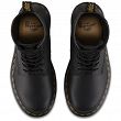 MARTENSY MODEL DR. MARTENS 1460 BLACK GREASY OILY LEATHER - 4