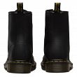 MARTENSY MODEL DR. MARTENS 1460 BLACK GREASY OILY LEATHER - 6
