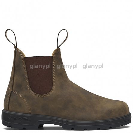 BLUNDSTONE MODEL 585 CHELSEA RUSTIC BROWN RUSTYKALNY BRĄZ